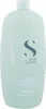 A light blue bottle of shampoo with dark blue text and logo. Náhled obrázku produktu