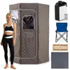COSTWAY, parná sauna s objemom 3 litre, domáca sauna s 9 Náhľad obrázku produktu 1