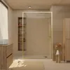 Paroi de Douche Verre Cannelé 6 mm - 140x200 cm - Cadre et Voir les images du produit 2