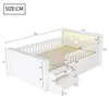 Flieks Kinderbett 90x200cm mit 4 Schublade, Hochbett mit Produktbild-Vorschau 5