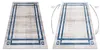 Modern NOBLE Teppich  1539 68 Rahmen vintage - Strukturell Produktbild-Vorschau 2
