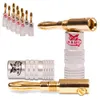 12x Bananenstecker Bananas 24K vergoldet NAUC High End Produktbild-Vorschau 1