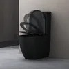 doporro Stand-WC mit Spülkasten komplett schwarz matt inkl. Produktbild-Vorschau 3