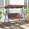 Outsunny Hollywoodschaukel 3-Sitzer Gartenschaukel mit Produktbild-Vorschau 10
