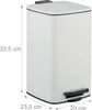 Relaxdays Kosmetikeimer, 8 L, Absenkautomatik, entnehmbarer Produktbild-Vorschau 4