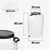 Garronda 200L mit Hahn und Pressring Weithalsfass Produktbild-Vorschau 2