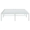 vidaXL Bettgestell Metall Weiß 120x190 cm -  Betten & Produktbild-Vorschau 6