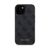 A black and gray patterned iPhone case with a camera cutout and the Guess logo. Náhled obrázku produktu