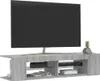 vidaXL TV skříňka s LED světly Grey Sonoma 135x39x30 cm Náhled obrázku produktu 5