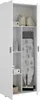 Dmora Armadio Multiuso 2 Ante Arna 35x190h cm Bianco, 2 Anteprima dell’immagine prodotto 7