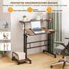 Iropro Stehpult Höhenverstellbar Sitz-Steh Schreibtisch mit Produktbild-Vorschau 8