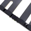 A close-up view of a bed frame's slatted base, showing the connection points between the wooden slats and the metal frame. Produktbild-Vorschau