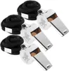 H&S Edelstahl Trillerpfeife mit Schwarzem Band - 3er Set - Produktbild-Vorschau 1