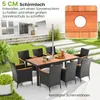 Set da giardino COSTWAY da 9 pezzi in polyrattan, set da Anteprima dell’immagine prodotto 5