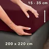 STUDIO Basic Spannbettlaken 200x220cm, 100% gekämmte Produktbild-Vorschau 4