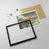 Gerahmtes Poster - Schwarzer Rahmen - Rot Flugzeug Berge - Produktbild-Vorschau 4