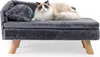 COSTWAY Katzensofa Luxus, Katzenbett erhöht, Katzencouch Produktbild-Vorschau 1