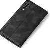 A black flip-style phone case is shown against a white background. Produktbild-Vorschau