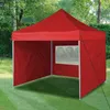 Záhradný pavilón rôzne tipy- červený+bočné steny+prenosná Náhľad obrázku produktu 3