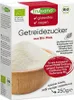 A box of Frusano Getreidezucker (grain sugar) made from organic corn. Produktbild-Vorschau