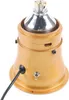 A close-up studio shot of a gold and silver electric milk separator. Náhled obrázku produktu