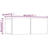 6-tlg. TV-Schrank-Set Betongrau Holzwerkstoff , TV-Schränke Produktbild-Vorschau 9