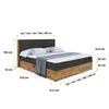 ALTDECOR Boxspringbett LOLLI1 mit H4-Matratze, Kopfteil und Produktbild-Vorschau 6