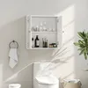 Wandh?ngender Badezimmerschrank mit Regalb?den, 2 Produktbild-Vorschau 2