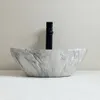 Umywalka nablatowa ceramiczna stawiana na blat imitacja Podgląd zdjęcia produktu 6