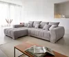 DELIFE Ecksofa Josea 300x220 cm Cord Silbergrau Ottomane Produktbild-Vorschau 6