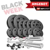 Hop-Sport Hantelset 45 kg 1x Langhantel, 1x SZ Stange, 2X Produktbild-Vorschau 1