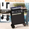 Barbecue a gas da esterno a 3 fuochi con tavolini laterali, Anteprima dell’immagine prodotto 4