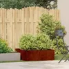 vidaXL Sadzarka Rusty 80x80x30 cm Stal odporna na warunki Podgląd zdjęcia produktu 2