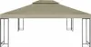 Bâche de toit de pavillon de rechange 310 g/m² Beige 3×4 m Voir les images du produit 9