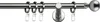 SN Deco - Stilgarnitur Reims, 19 mm, 1-Lauf, edelstahl Produktbild-Vorschau 1