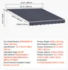 VEVOR, auvent rétractable articulé de 4x3 mètres, avec Voir les images du produit 7