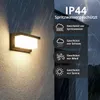 Grafner Aluminium Wandlampe anthrazit, IP44, E27 Fassung, Produktbild-Vorschau 3
