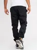Cargohose Schwarz Jigga Wear Stripe Ripstop Cargo Stoff Produktbild-Vorschau 5