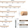 Corrimano Bettizia in faggio 200 cm supporto per corrimano Anteprima dell’immagine prodotto 2