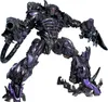 A black and purple robot action figure is posed against a white background. Produktbild-Vorschau