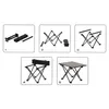 Camping Klapptisch schwarz mit Tragetasche - 40 x 35 cm - Produktbild-Vorschau 6