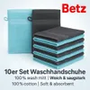 Betz 10 Stück Waschhandschuhe 16x21 cm PALERMO 100% Produktbild-Vorschau 4