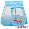 vidaXL Kinder-Spielzelt mit 250 Bällen Blau 102x102x82 cm Produktbild-Vorschau 8