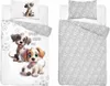 Detexpol Linge de lit en coton 100x135 5002 B Psi blanc Voir les images du produit 2