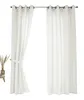 2er Set Vorhänge Schal Ösen »Berlin« HxB 245x140 cm Creme Produktbild-Vorschau 2
