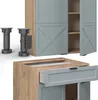 Singleküche Vicco Fame-Line Hellblau-grau/Goldkraft Eiche Produktbild-Vorschau 8