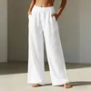 ASKSA Damen Sommer Hose Casual Strandhose Weite Bein Produktbild-Vorschau 2