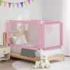 vidaXL Kleinkind-Bettschutzgitter Rosa 140x25 cm Stoff Produktbild-Vorschau 9