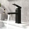 Schwarz Wasserhahn,Waschtischarmatur Design Einhebelmischer Produktbild-Vorschau 1