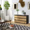 Komoda AKORD CL100 Grafit Szary 100 cm 6 szuflad kolor Dąb Podgląd zdjęcia produktu 8